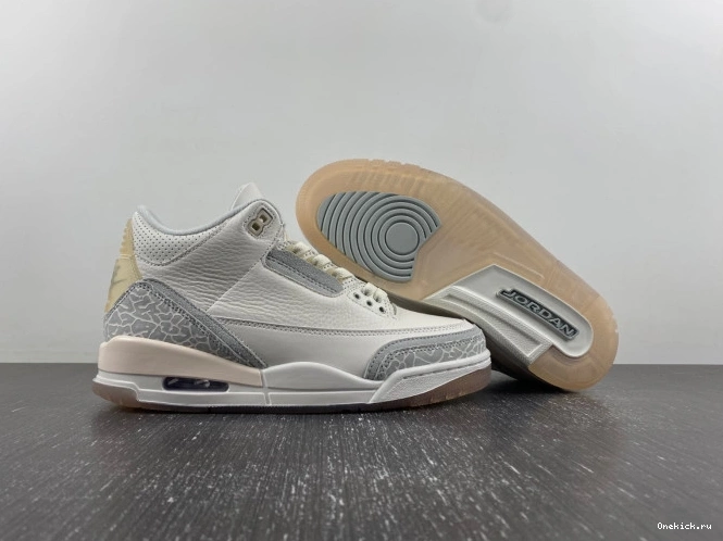 One Kick Jordan 3 Craft Air Ivory FJ9479-100 0803